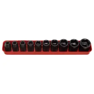 Sealey Impact Socket Set 10pc 1/2"Sq Drive Metric AK56/11M