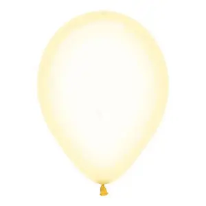 Amscan Sempertex Crystal Pastel Latex Balloons (Pack of 50) Yellow (One Size)