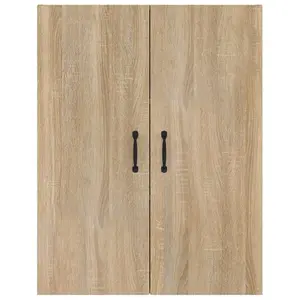 Berkfield Hanging Cabinet Sonoma Oak 69,5x34x90 cm Engineered Wood