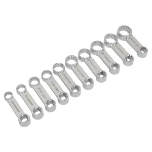 Sealey Torque Adaptor Spanner Set 10 Pieces 3/8" Square Drive - Metric AK59895