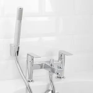 GoodHome Osani 2 Tap Hole Shower mixer Tap