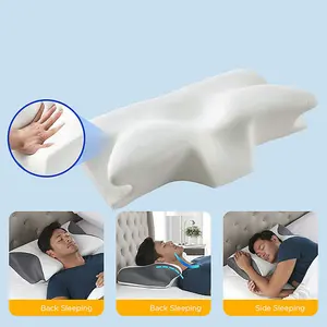 White Memory Foam Pillow For Side Sleepers, Cervical Pillow For Relax