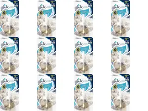 Glade Electric Scented Oil Refill, Plug In 20 ml Refill, Clean Linen(6717) (Pack of 12)