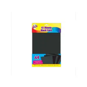 ArtBox A4 Card (Pack of 15) Black (One Size)