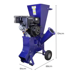 T-Mech Log Splitter 7T 520mm & T-Mech 15HP Wood Chipper