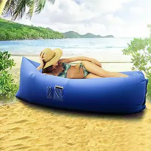 New Inflatable Lounger Portable Air Sofa Chair With Carry Bag For Outdoor Summer