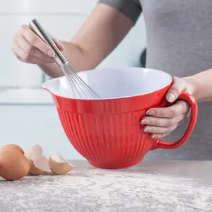 Zeal Melamine Mixing Bowl Jug 20cm, Red