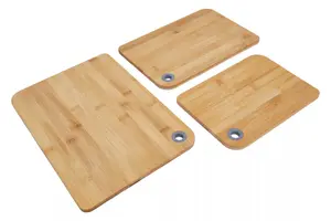 Maison by Premier Kyoto Set Of Three Chopping Boards With Rings