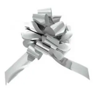 Apac 31mm Pull Bows Metallic Silver (One Size)