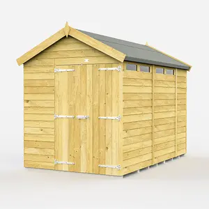 DIY Sheds 6x11 Apex Security Shed - Double Door