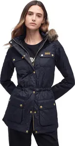 Women's Barbour International Enduro Quilted Jacket - Navy - UK: 8