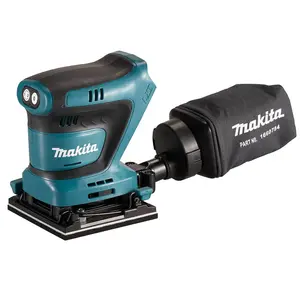 Makita DBO480Z 18v LXT 114mm Detail 1/4 Sheet Finishing Palm Sander + 22 Sheets