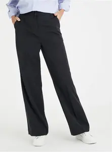 Black Wide Leg Trousers - Tu Clothing By Sainsburys