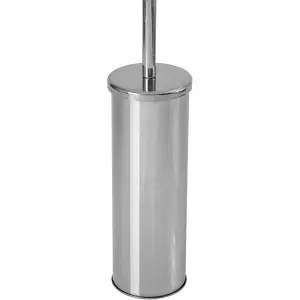 Blue Canyon Luxury Toilet Brush Holder Chrome Silver (One Size)