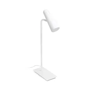 Luminosa Lao LED 1 Light Adjustable Table Lamp White