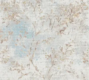 Galerie Welcome Home Beige Rustic Blossom Wallpaper