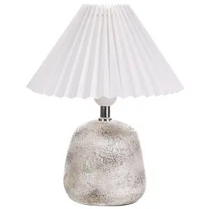 Set of 2 Ceramic Table Lamps White ZEYI