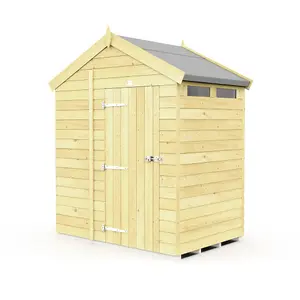 DIY Sheds 6x4 Apex Security Shed - Single Door