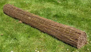 Willow Screening Roll Fencing Garden Premium Decorative L3m x H1.2m Primrose