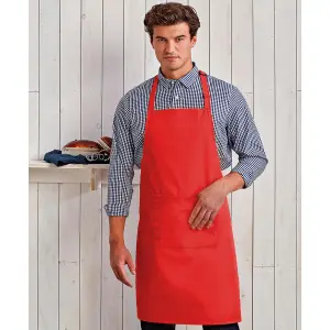 Premier Ladies/Womens Colours Bip Apron With Pocket / Workwear