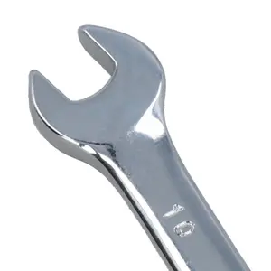 10mm Metric Combination Spanner Wrench Ring Open Ended 140mm Long 2pk