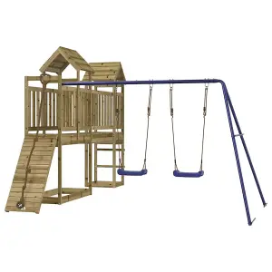 Berkfield Outdoor Playset Impregnated Wood Pine