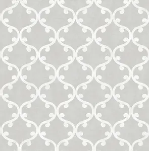 SK Filson Grey Damask Wallpaper