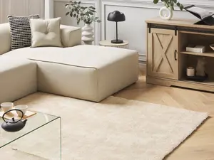 Shaggy Area Rug 200 x 300 cm Sand Beige DEMRE