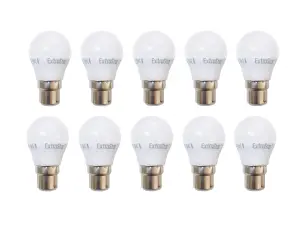 Extrastar 7W LED Ball Bulb B22 Daylight 6500K (pack of 10)