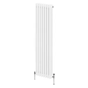 Traditional 3 Column Radiator - 1800 x 382 mm - White