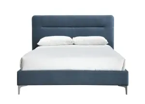 Birlea Finn Double Bed Frame In Steel Blue