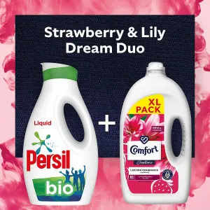 Comfort Fabric Conditioner Lasting Fragrance Strawberry & Lily 2.49L, 83W, 2Pk