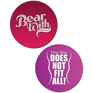 Grindstore Such Fun Coaster Set (Pack of 4) Multicoloured (One Size)