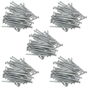 65mm Flat Headed Multi Purpose Nails Fasteners Fixings Carpentry 300pc