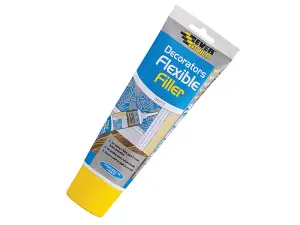 Everbuild Flexible Decorators Filler, White, 200 ml       EASIFLEX(n) (Pack of 12)