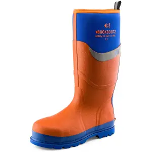 Buckler Boot Buckboots Safety Site Wellington Boot Blue Orange Size 12 BBZ6000OR