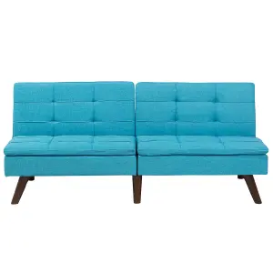 Beliani Scandinavian Sofa Bed RONNE Turquoise