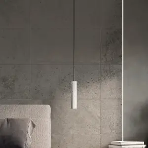 Luvo Concrete Grey 3 Light Classic Pendant Ceiling Light