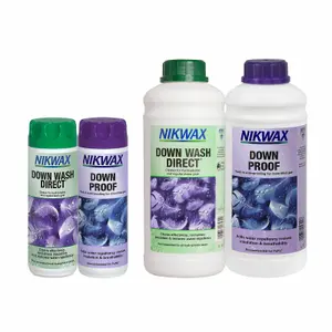 Nikwax Down Proof/Downwash Direct Twin Pack 1Ltr.