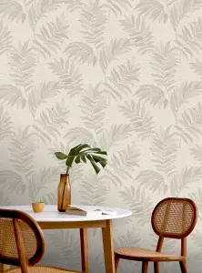 Sumatra Palm Leaf Natural Wallpaper