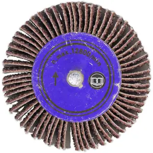 Premium 50mm Aluminium Oxide Flap Wheel with 6mm Shaft for Precision Sanding