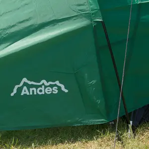 Andes 4 Person Easy Pitch Tent - GREEN