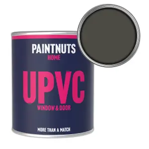 PaintNuts UPVC Door & Window Gloss Paint - Umbra Grey  - 1L Tin (RAL7022)