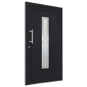 Fechteler Front Door Anthracite / Left Handing / 208cm H x 98cm W x 7cm D