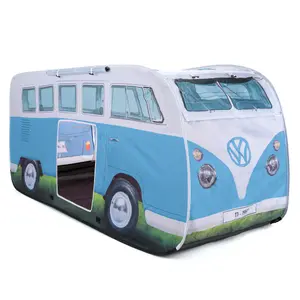 Volkswagen Blue Camper van Pop up 3-man Tent