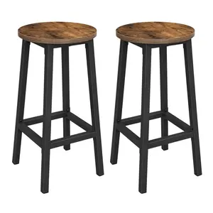 Hemel Bar Stool (Set of 2) Brown