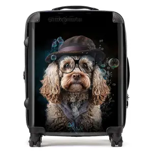 Cockapoo Dog Splashart Suitcase - Large