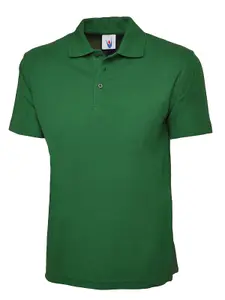 Uneek - Unisex Classic Poloshirt - 50% Polyester 50% Cotton - Kelly Green - Size XL