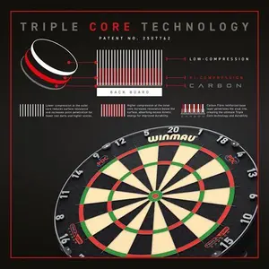 Winmau Blade 6 Triple Core PDC - Professional Dartboard