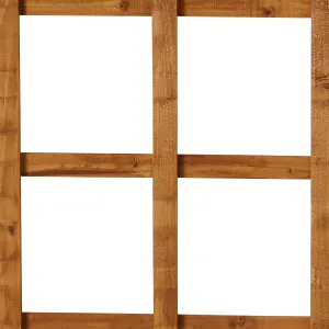 Forest Garden 6ft Square European softwood Trellis panel (W)60cm x (H)183cm